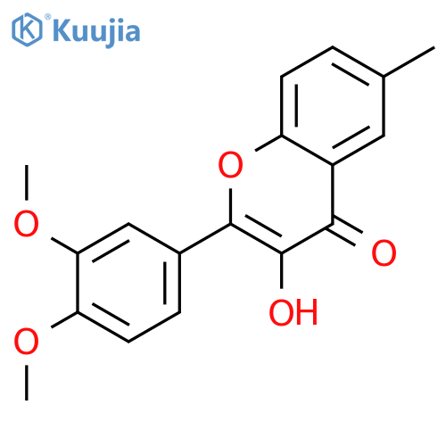 2-(3,4-Dimethoxyphenyl)-3-hydroxy-6-methylchromen-4-one structure