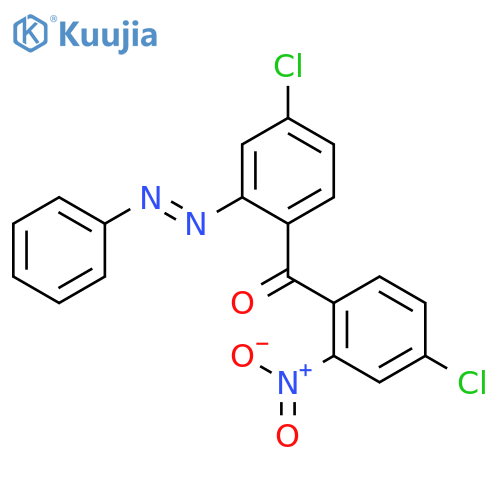 Methanone, (4-chloro-2-nitrophenyl)[4-chloro-2-(phenylazo)phenyl]- structure