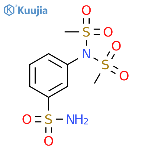 Benzenesulfonamide, 3-[bis(methylsulfonyl)amino]- structure