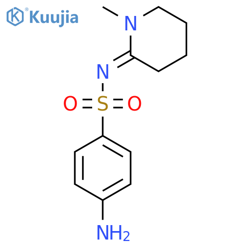 Benzenesulfonamide, 4-amino-N-(1-methyl-2-piperidinylidene)- structure