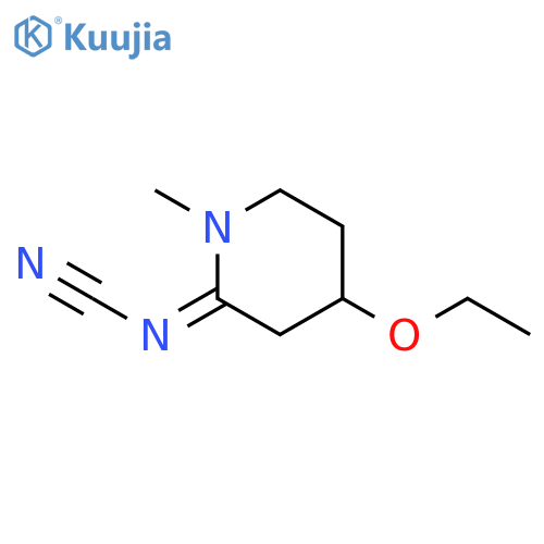 Cyanamide, (4-ethoxy-1-methyl-2-piperidinylidene)- structure