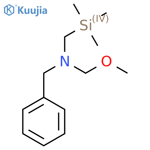 benzyl(methoxymethyl)[(trimethylsilyl)methyl]amine structure