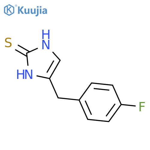 4-[(4-fluorophenyl)methyl]-1,3-dihydro-2H-Imidazole-2-thione structure