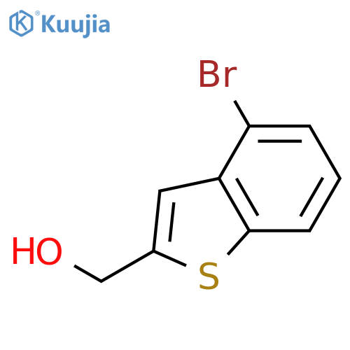 (4-Bromo-1-benzothiophen-2-yl)methanol structure