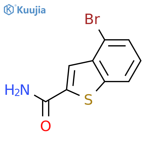 4-Bromo-1-benzothiophene-2-carboxamide structure