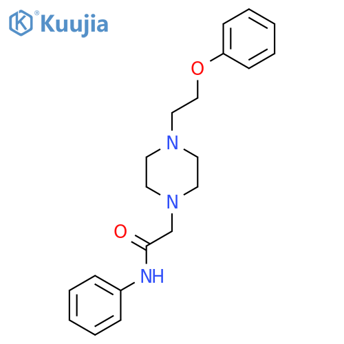 2-4-(2-phenoxyethyl)piperazin-1-yl-N-phenylacetamide structure