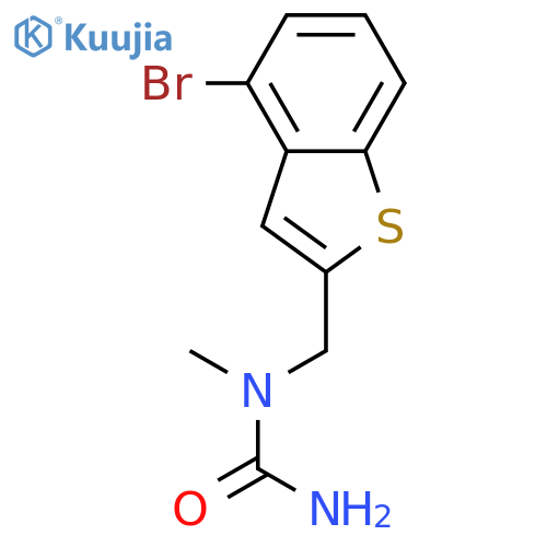 Urea, N-[(4-bromobenzo[b]thien-2-yl)methyl]-N-methyl- structure