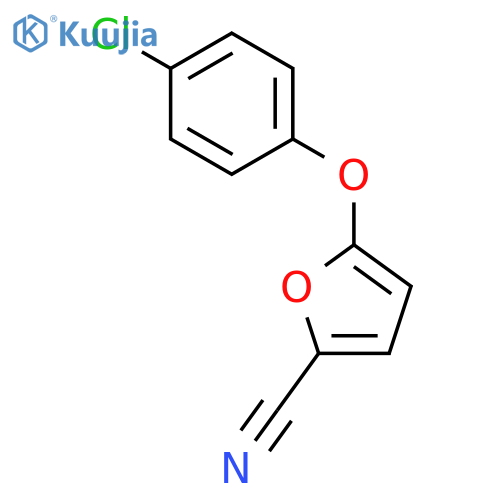 2-Furancarbonitrile, 5-(4-chlorophenoxy)- structure