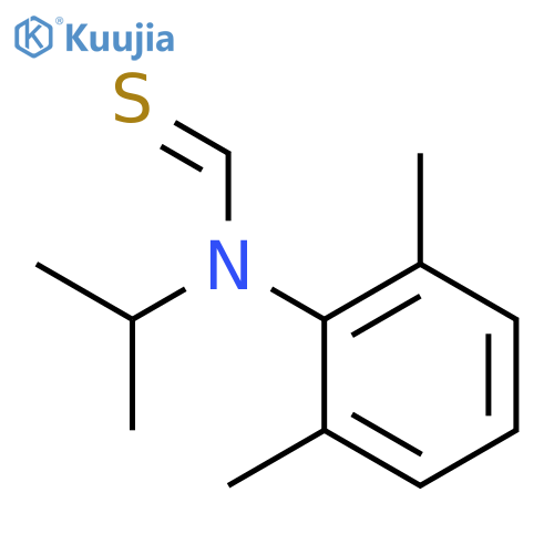 Methanethioamide, N-(2,6-dimethylphenyl)-N-(1-methylethyl)- structure