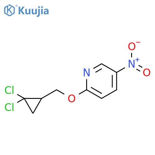 Pyridine, 2-[(2,2-dichlorocyclopropyl)methoxy]-5-nitro- structure
