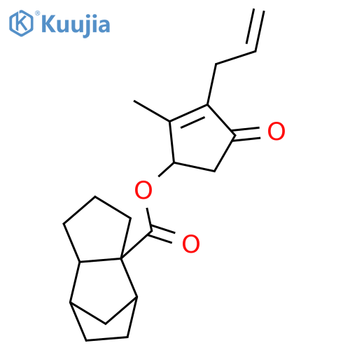 2-methyl-4-oxo-3-(prop-2-en-1-yl)cyclopent-2-en-1-yl octahydro-3aH-4,7-methanoindene-3a-carboxylate structure