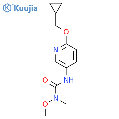 Urea, N'-[6-(cyclopropylmethoxy)-3-pyridinyl]-N-methoxy-N-methyl- structure