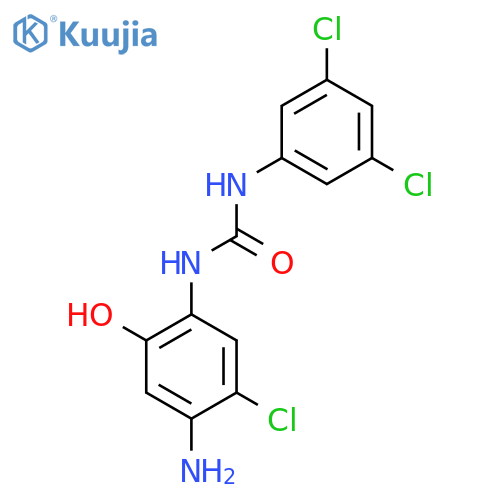 N-(4-Amino-5-chloro-2-hydroxyphenyl)-N'-(3,5-dichlorophenyl)urea structure