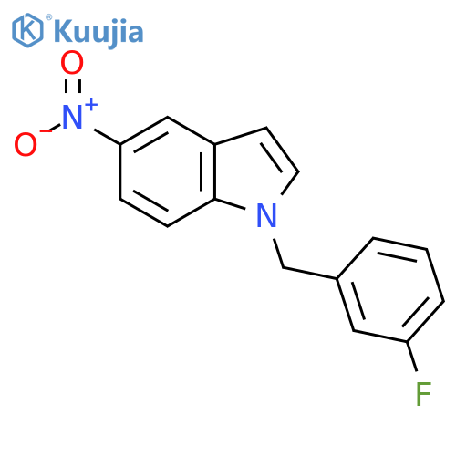 1-(3-Fluoro-benzyl)-5-nitro-1h-indole structure