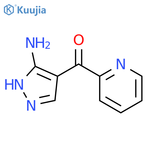 (5-Amino-1H-pyrazol-4-yl)(pyridin-2-yl)methanone structure
