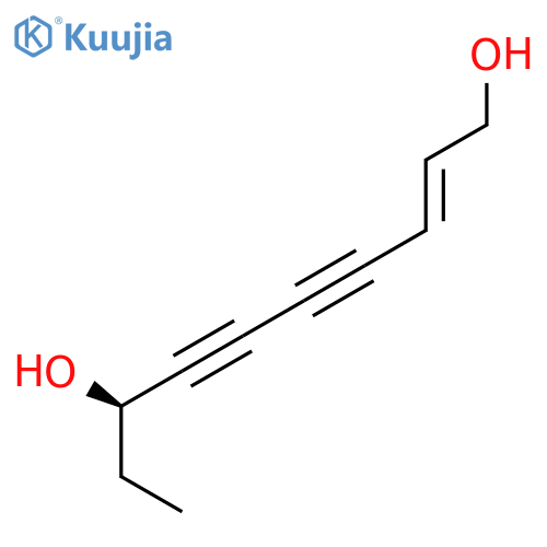 (R)-Deca-2-en-4,6-diyne-1,8-diol structure