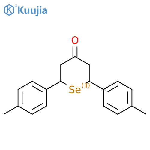 2,6-Bis(4-methylphenyl)selenan-4-one structure
