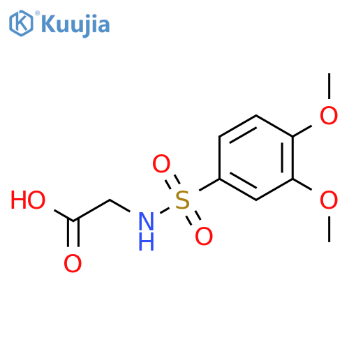 2-(3,4-Dimethoxybenzenesulfonamido)Acetic Acid structure