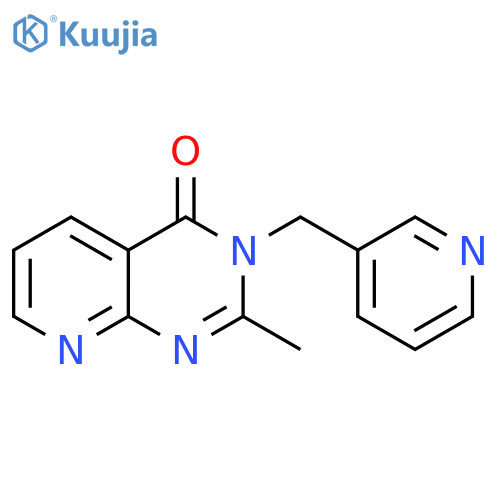 Pyrido[2,3-d]pyrimidin-4(3H)-one, 2-methyl-3-(3-pyridinylmethyl)- structure