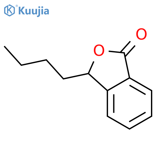 (?)-3-butyl-1(3H)-isobenzofuranone structure