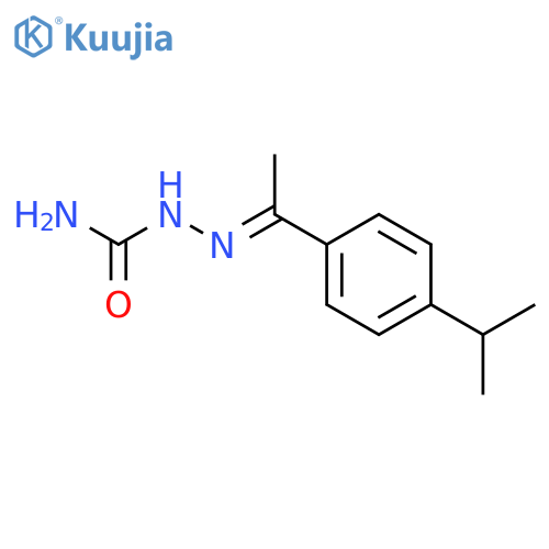 Hydrazinecarboxamide, 2-[1-[4-(1-methylethyl)phenyl]ethylidene]- structure