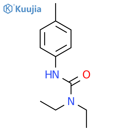 Urea, N,N-diethyl-N'-(4-methylphenyl)- structure