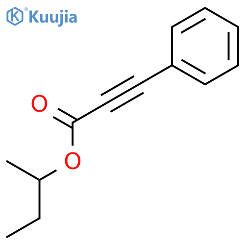 2-Propynoic acid, 3-phenyl-, 1-methylpropyl ester structure