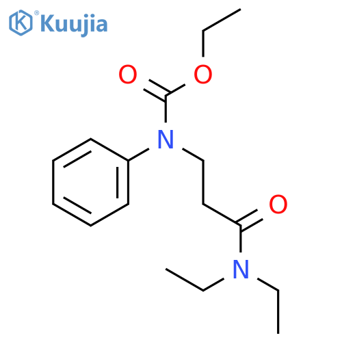 ethyl [3-(diethylamino)-3-oxopropyl]phenylcarbamate structure