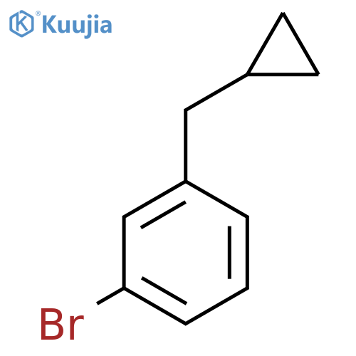 1-Bromo-3-(cyclopropylmethyl)benzene structure