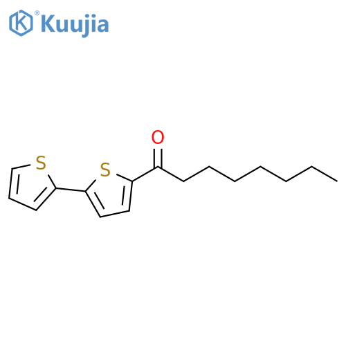 1-Octanone, 1-[2,2'-bithiophen]-5-yl- structure