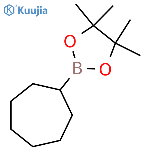 Cycloheptylboronic acid, pinacol ester structure