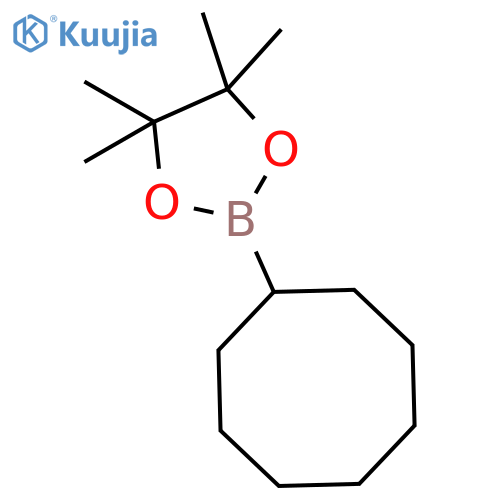 1,3,2-Dioxaborolane, 2-cyclooctyl-4,4,5,5-tetramethyl- structure