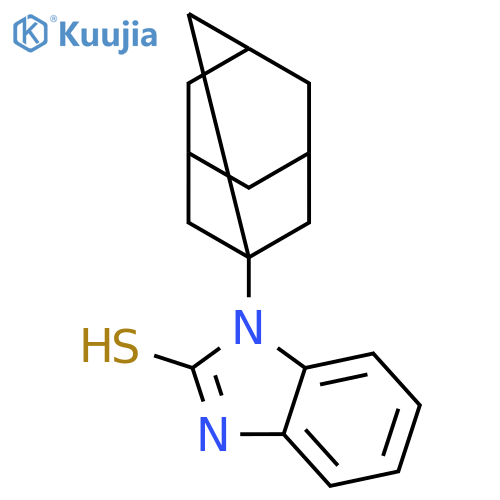 1-(1-adamantyl)-1H-benzimidazole-2-thiol structure