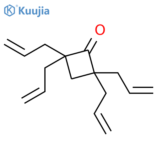 Cyclobutanone, 2,2,4,4-tetra-2-propenyl- structure