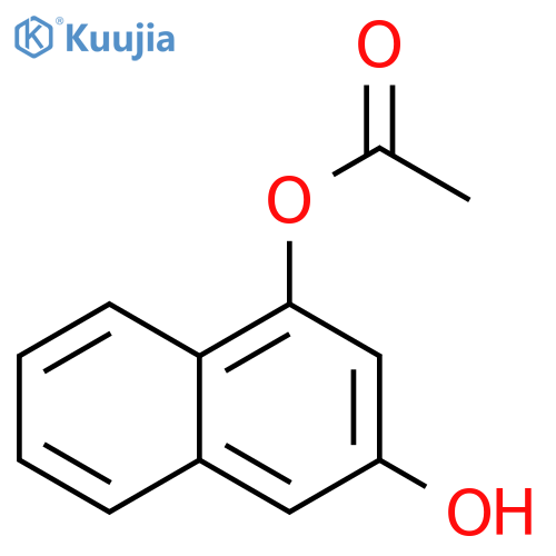 (3-hydroxy-1-naphthyl) acetate structure