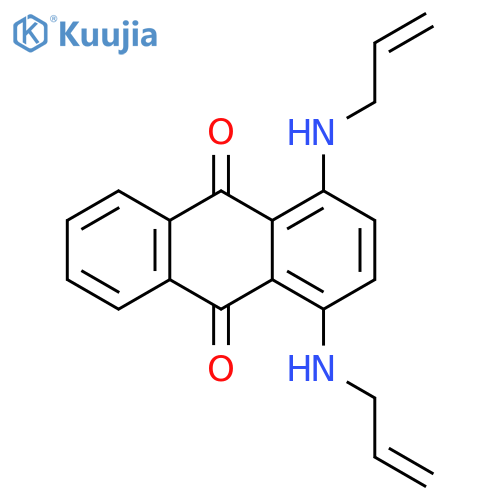 9,10-Anthracenedione, 1,4-bis(2-propen-1-ylamino)- structure