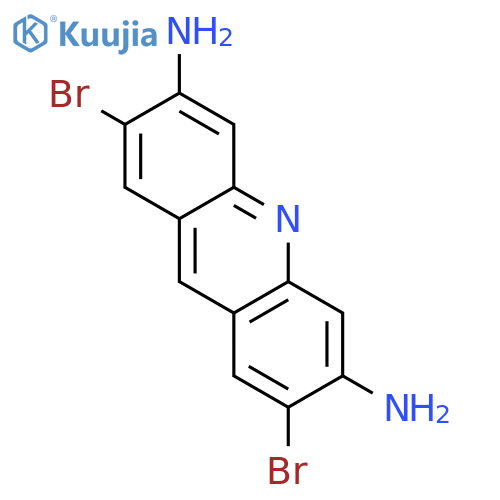 2,7-Dibromoacridine-3,6-diamine structure