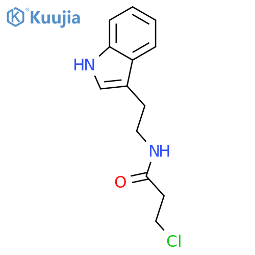 3-Chloro-N-2-(1H-indol-3-yl)ethylpropanamide structure