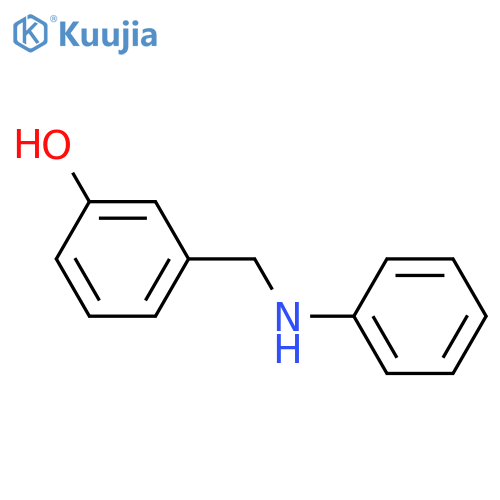 3-(anilinomethyl)phenol structure