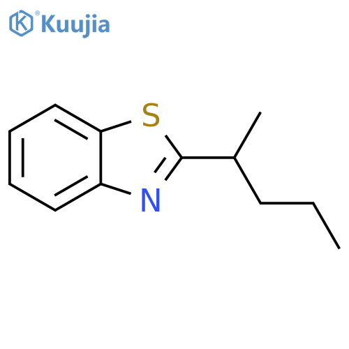 Benzothiazole,2-(1-methylbutyl)- structure