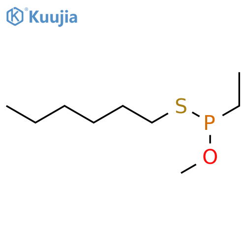 Phosphonothious acid, ethyl-, S-hexyl O-methyl ester structure