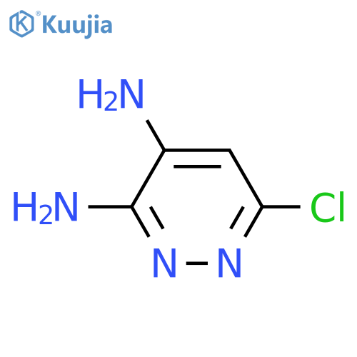 6-chloropyridazine-3,4-diamine structure
