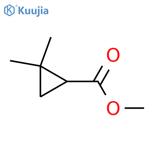 Methyl 2,2-dimethylcyclopropane-1-carboxylate structure