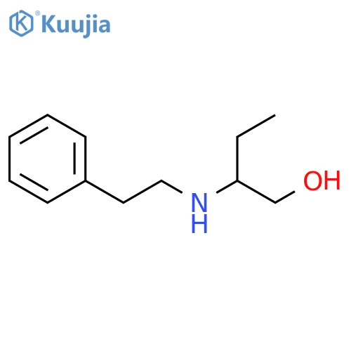 2-(2-phenylethyl)aminobutan-1-ol structure