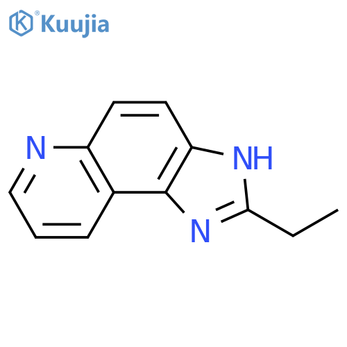 1H-Imidazo[4,5-f]quinoline,2-ethyl- structure