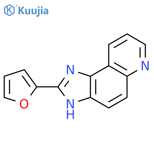 1H-Imidazo[4,5-f]quinoline, 2-(2-furanyl)- structure