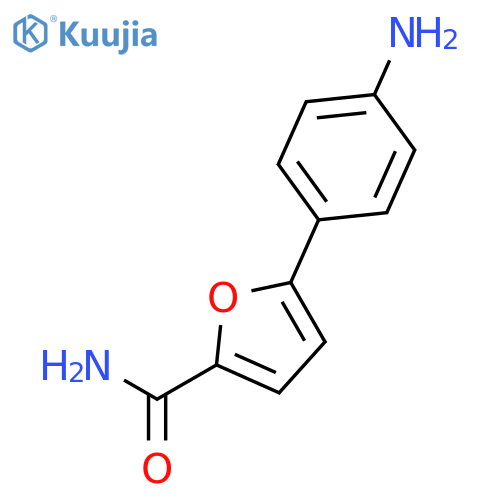 5-(4-aminophenyl)furan-2-carboxamide structure
