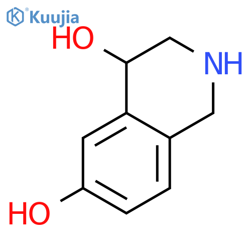 1,2,3,4-tetrahydro-4,6-Isoquinolinediol structure