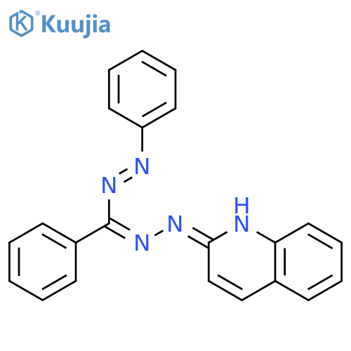 2(1H)-Quinolinone, [phenyl(phenylazo)methylene]hydrazone structure