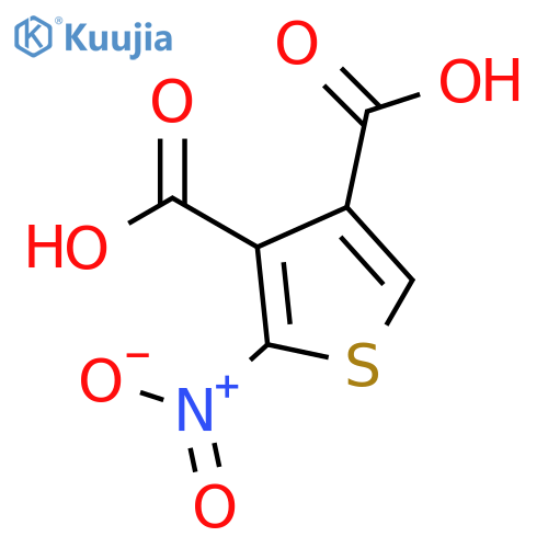 2-Nitro-3,4-thiophenedicarboxylic acid structure